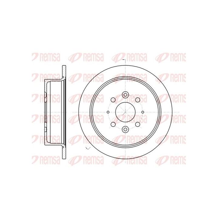 Stabdžių diskas REMSA 6905.00