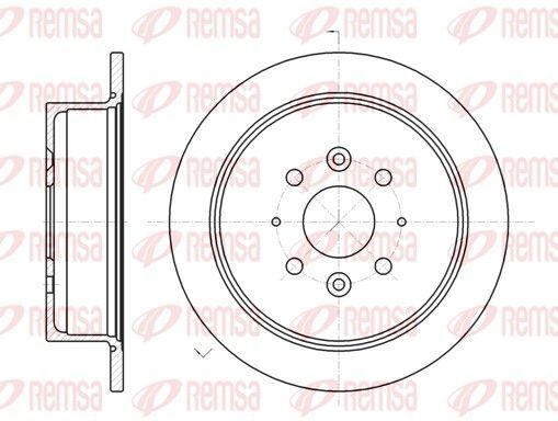 Stabdžių diskas REMSA 6905.00