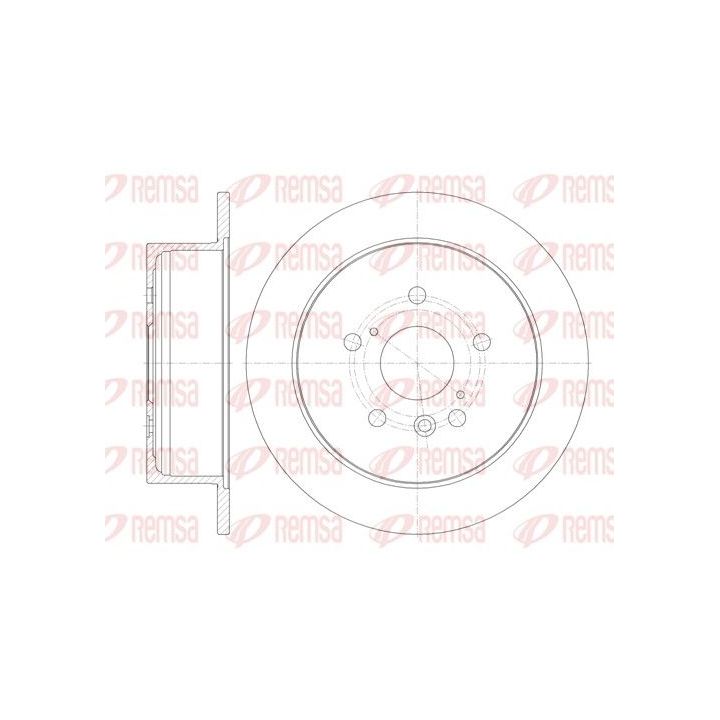 Stabdžių diskas REMSA 6911.00