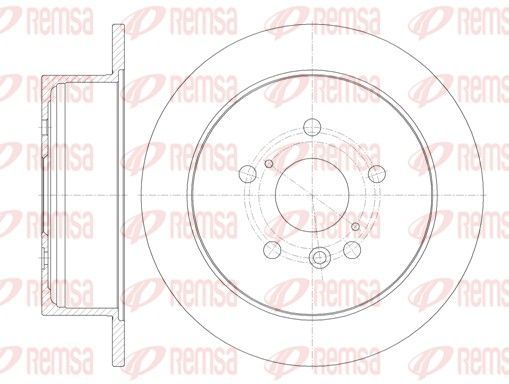 Stabdžių diskas REMSA 6911.00