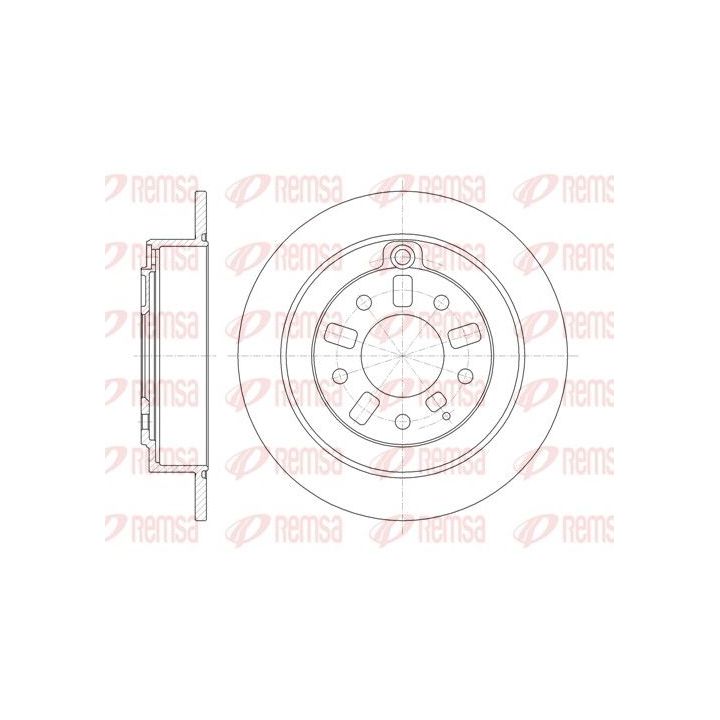 Stabdžių diskas REMSA 6923.00