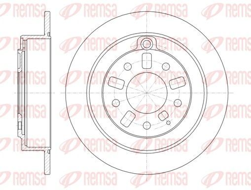 Stabdžių diskas REMSA 6923.00