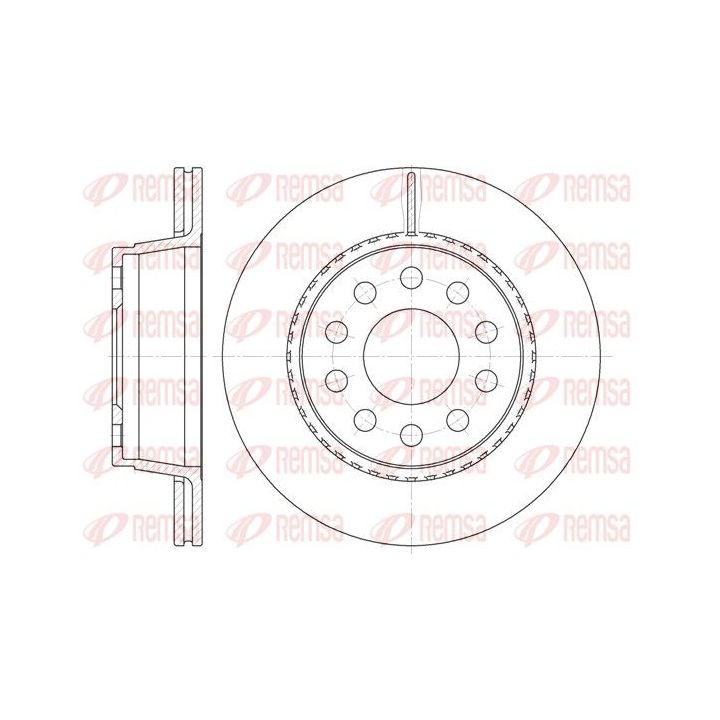 Stabdžių diskas REMSA 6930.10