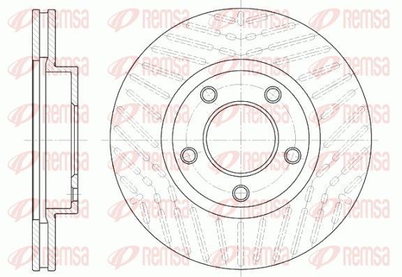Stabdžių diskas REMSA 6932.10