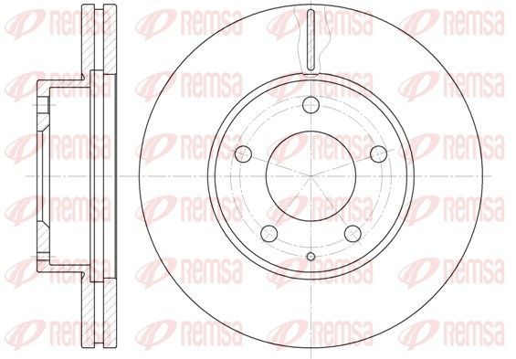 Stabdžių diskas REMSA 6936.10
