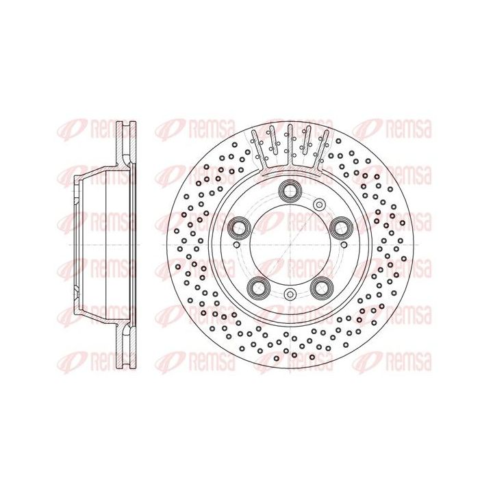 Stabdžių diskas REMSA 6941.10