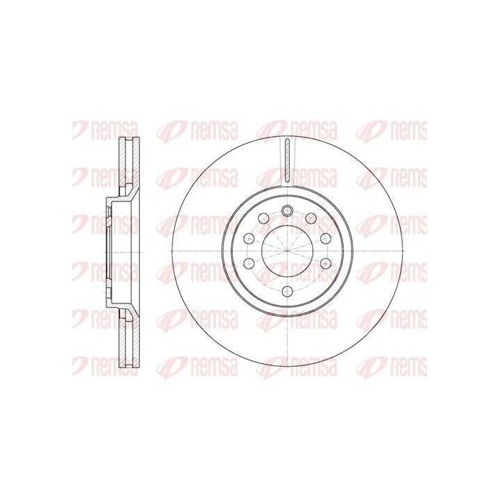 Stabdžių diskas REMSA 6944.10
