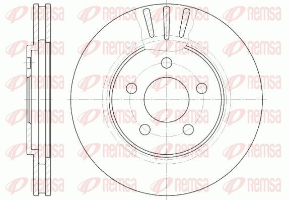 Stabdžių diskas REMSA 6947.10