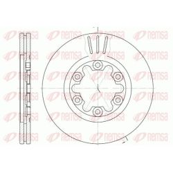 Stabdžių diskas REMSA 6957.10