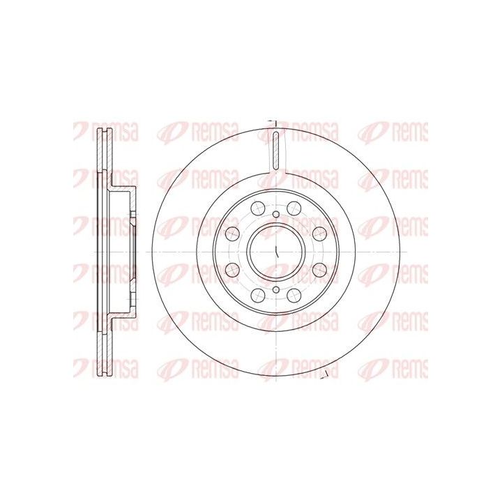 Stabdžių diskas REMSA 6961.10