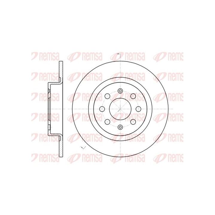 Stabdžių diskas REMSA 6983.00