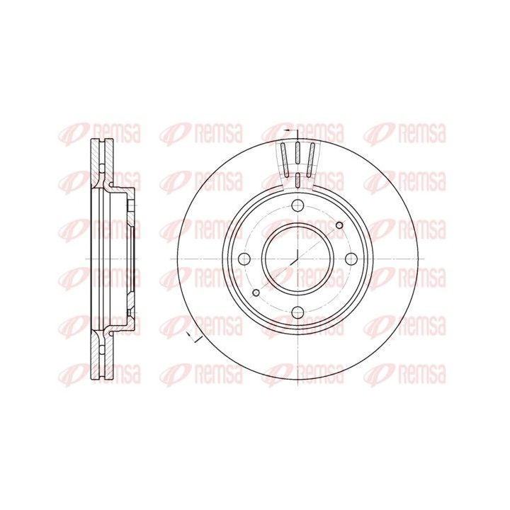 Stabdžių diskas REMSA 6987.10