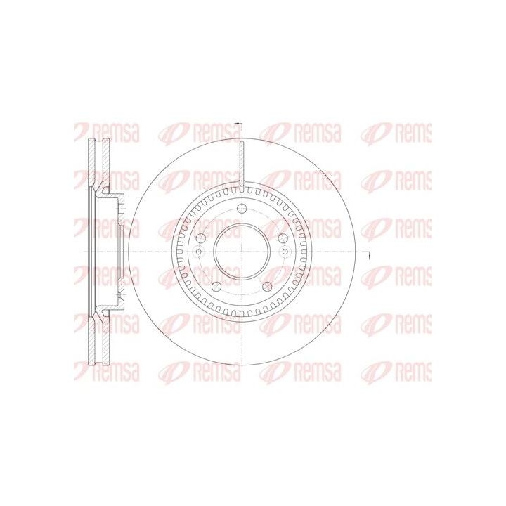 Stabdžių diskas REMSA 6988.10
