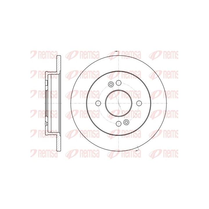 Stabdžių diskas REMSA 6991.00