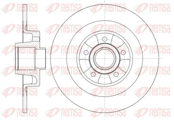 Stabdžių diskas REMSA 6999.00