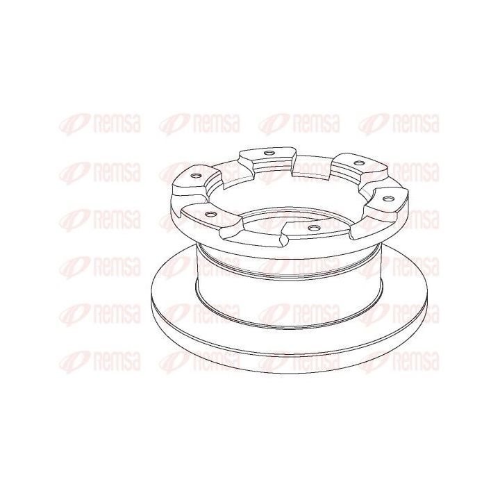 Stabdžių diskas REMSA NCA1181.10
