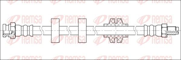 Stabdžių žarnelė REMSA G1901.81