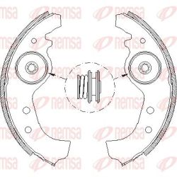 Stabdžių trinkelė REMSA 4015.01