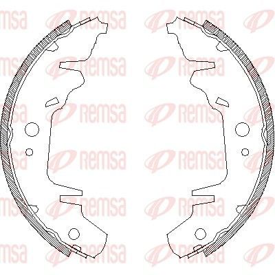 Stabdžių trinkelė REMSA 4020.00