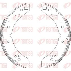 Stabdžių trinkelė REMSA 4030.00