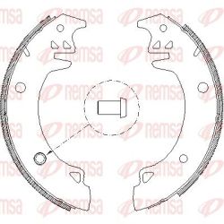 Stabdžių trinkelė REMSA 4037.00