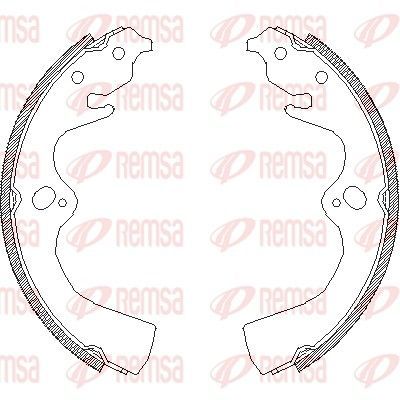 Stabdžių trinkelė REMSA 4077.00