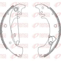 Stabdžių trinkelė REMSA 4078.01
