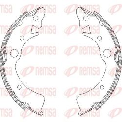 Stabdžių trinkelė REMSA 4096.00