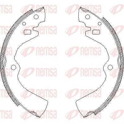Stabdžių trinkelė REMSA 4127.00