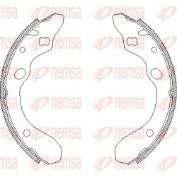 Stabdžių trinkelė REMSA 4147.00