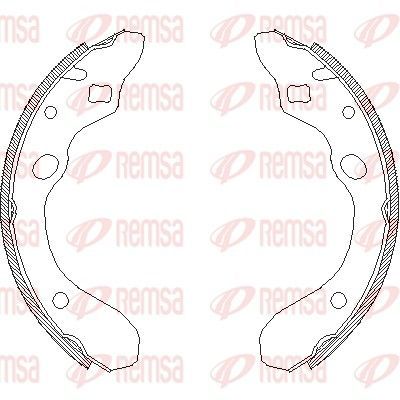 Stabdžių trinkelė REMSA 4147.00