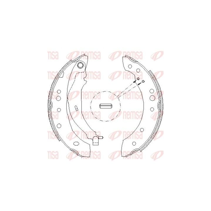 Stabdžių trinkelė REMSA 4149.01