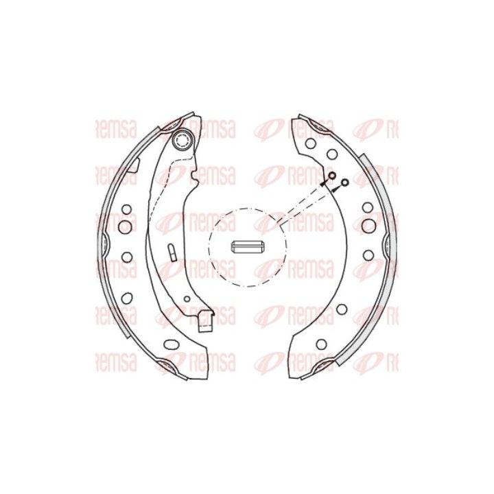 Stabdžių trinkelė REMSA 4149.02