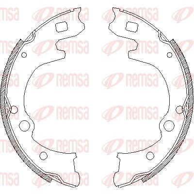 Stabdžių trinkelė REMSA 4150.00