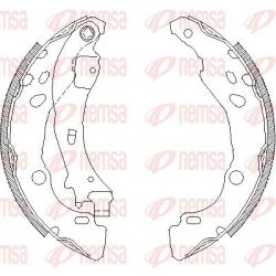 Stabdžių trinkelė REMSA 4152.01