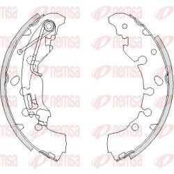Stabdžių trinkelė REMSA 4161.00