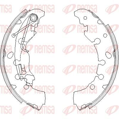 Stabdžių trinkelė REMSA 4161.00