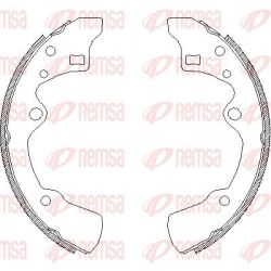 Stabdžių trinkelė REMSA 4183.00