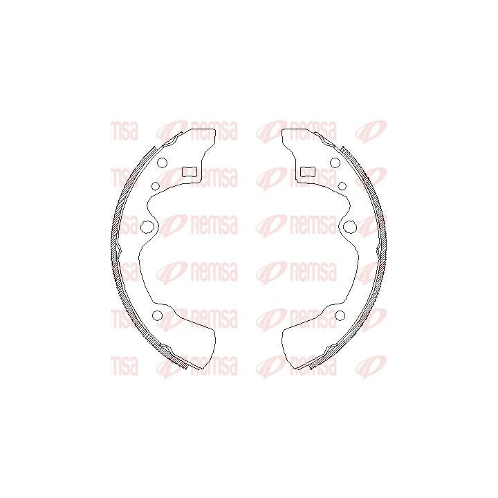 Stabdžių trinkelė REMSA 4183.00