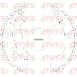 Stabdžių trinkelė REMSA 4193.00