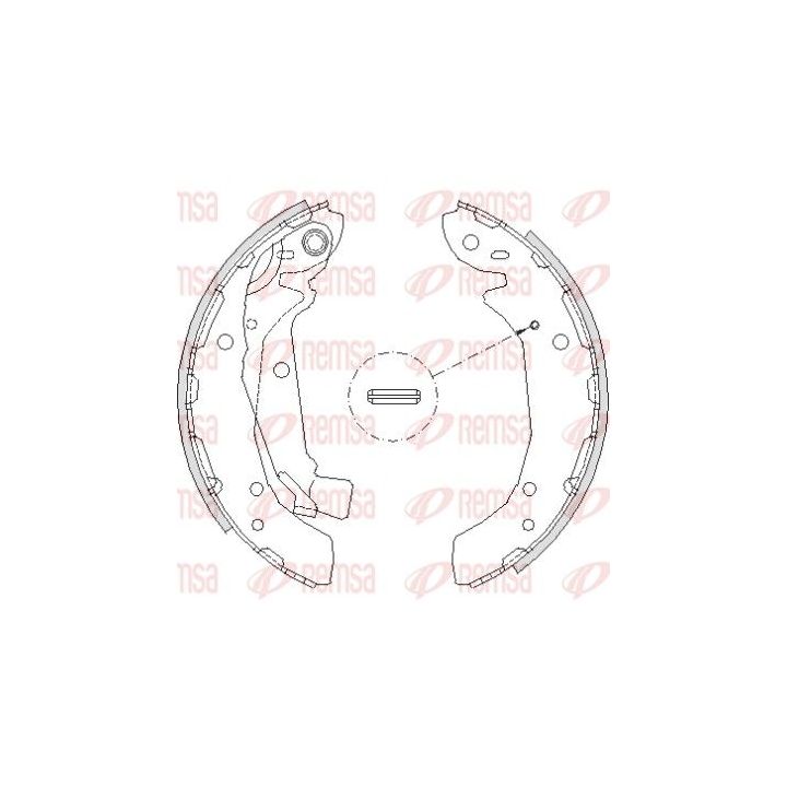 Stabdžių trinkelė REMSA 4197.00