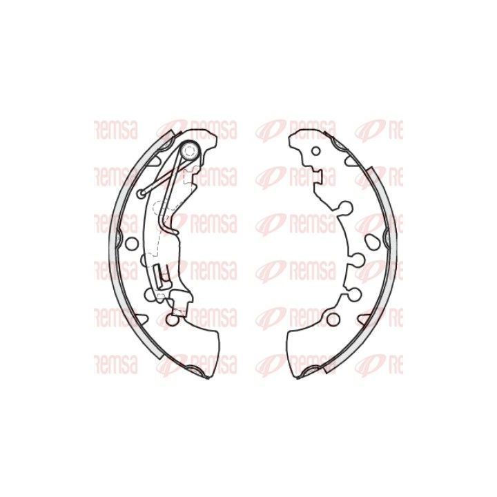 Stabdžių trinkelė REMSA 4201.00