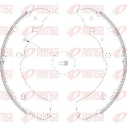 Stabdžių trinkelė REMSA 4216.00