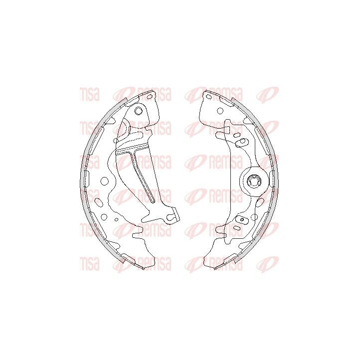 Stabdžių trinkelė REMSA 4219.00