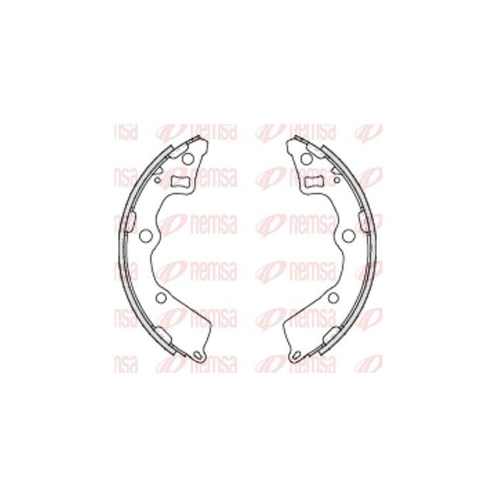 Stabdžių trinkelė REMSA 4225.00