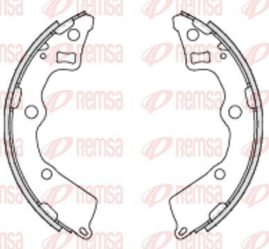Stabdžių trinkelė REMSA 4225.00