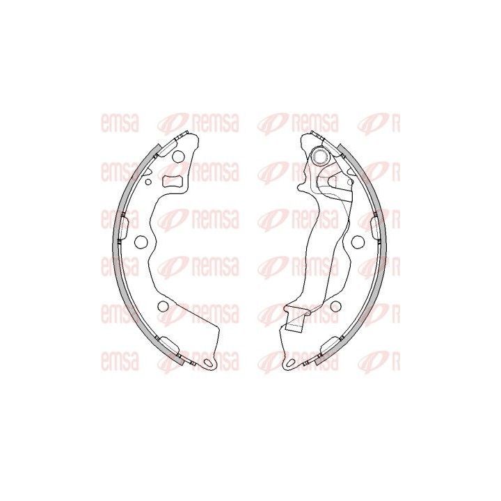 Stabdžių trinkelė REMSA 4225.01