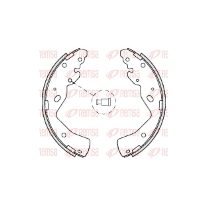 Stabdžių trinkelė REMSA 4232.00