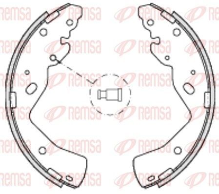 Stabdžių trinkelė REMSA 4232.00