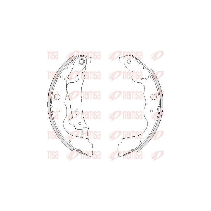 Stabdžių trinkelė REMSA 4237.00